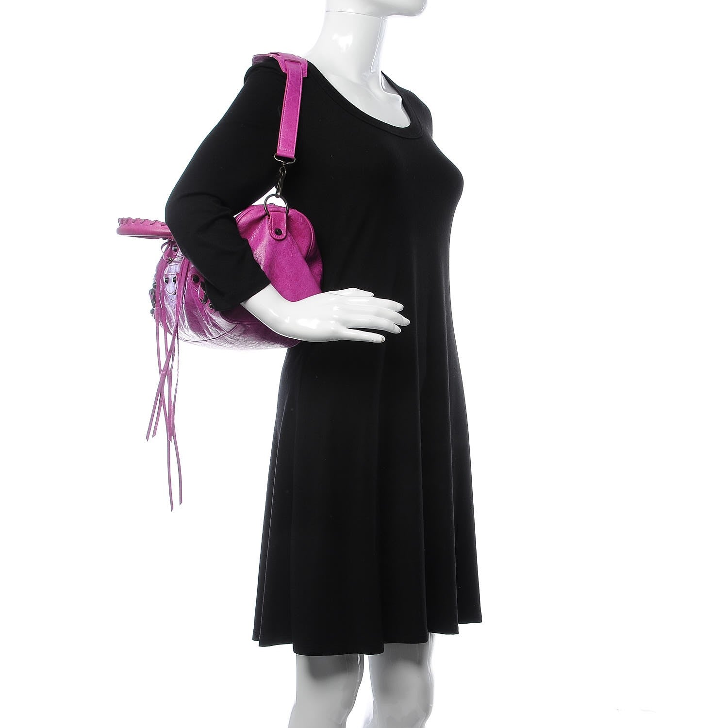 Balenciaga Chevre Classic Hardware Twiggy Magenta 3 of 13