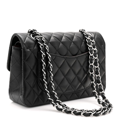 Chanel Lambskin Quilted Small Double Flap Black 3 of 11