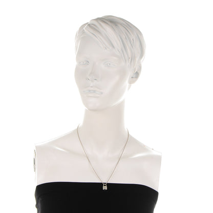 Louis Vuitton Sterling Silver Lockit Necklace 2 of 5