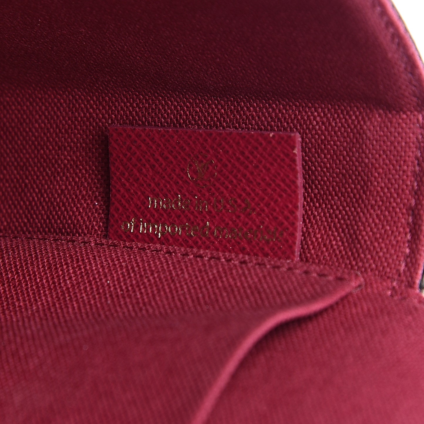 Monogram Pochette Felicie Chain Wallet Fuchsia