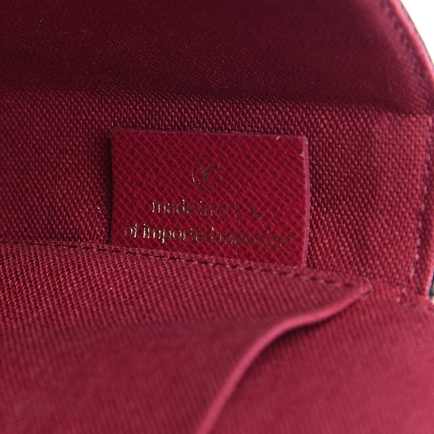 Louis Vuitton Monogram Pochette Felicie Chain Wallet Fuchsia 6 of 13