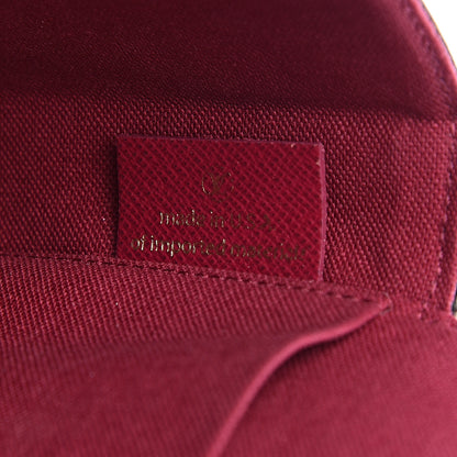 Louis Vuitton Monogram Pochette Felicie Chain Wallet Fuchsia 6 of 13