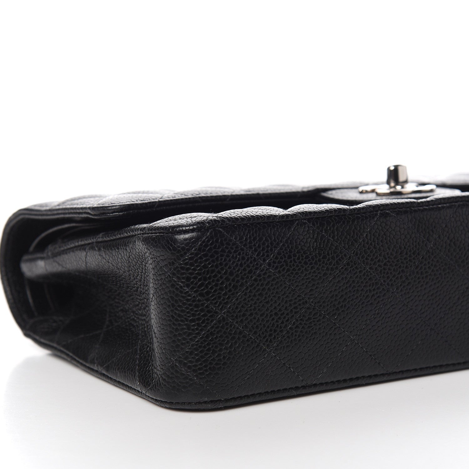 Chanel Caviar Quilted Medium Double Flap Black 5 of 10