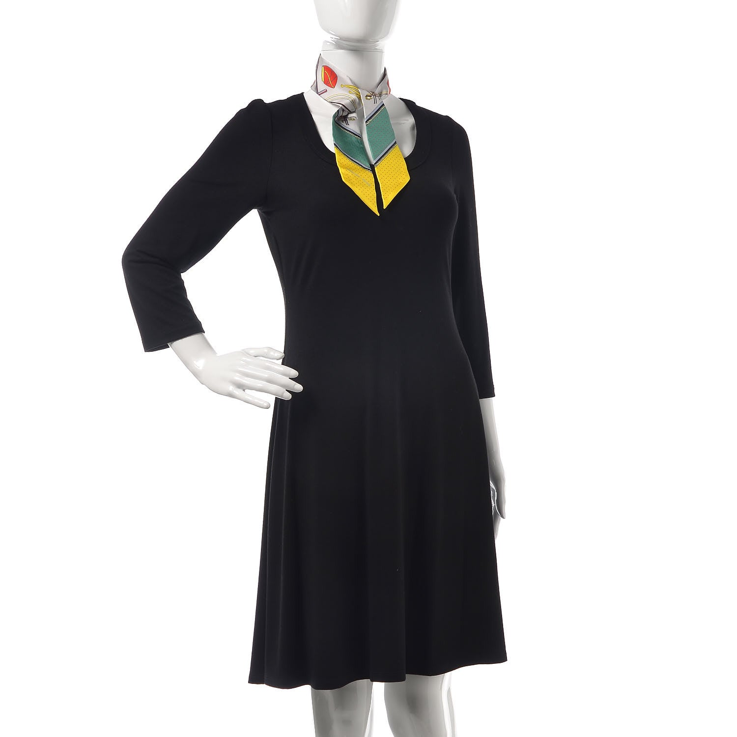 Hermes Silk Les Voitures A Transformation Twilly Gris Perle Rouge Jaune Vif 2 of 5