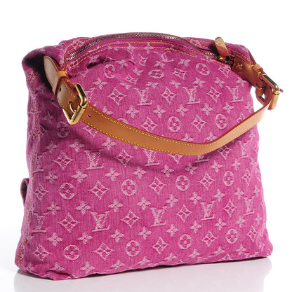 Louis Vuitton Denim Baggy GM Fuchsia 3 of 7