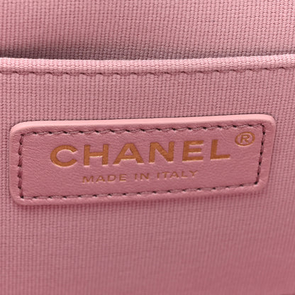 Chanel Lambskin Quilted CC Kisslock Clutch Pink 6 of 11