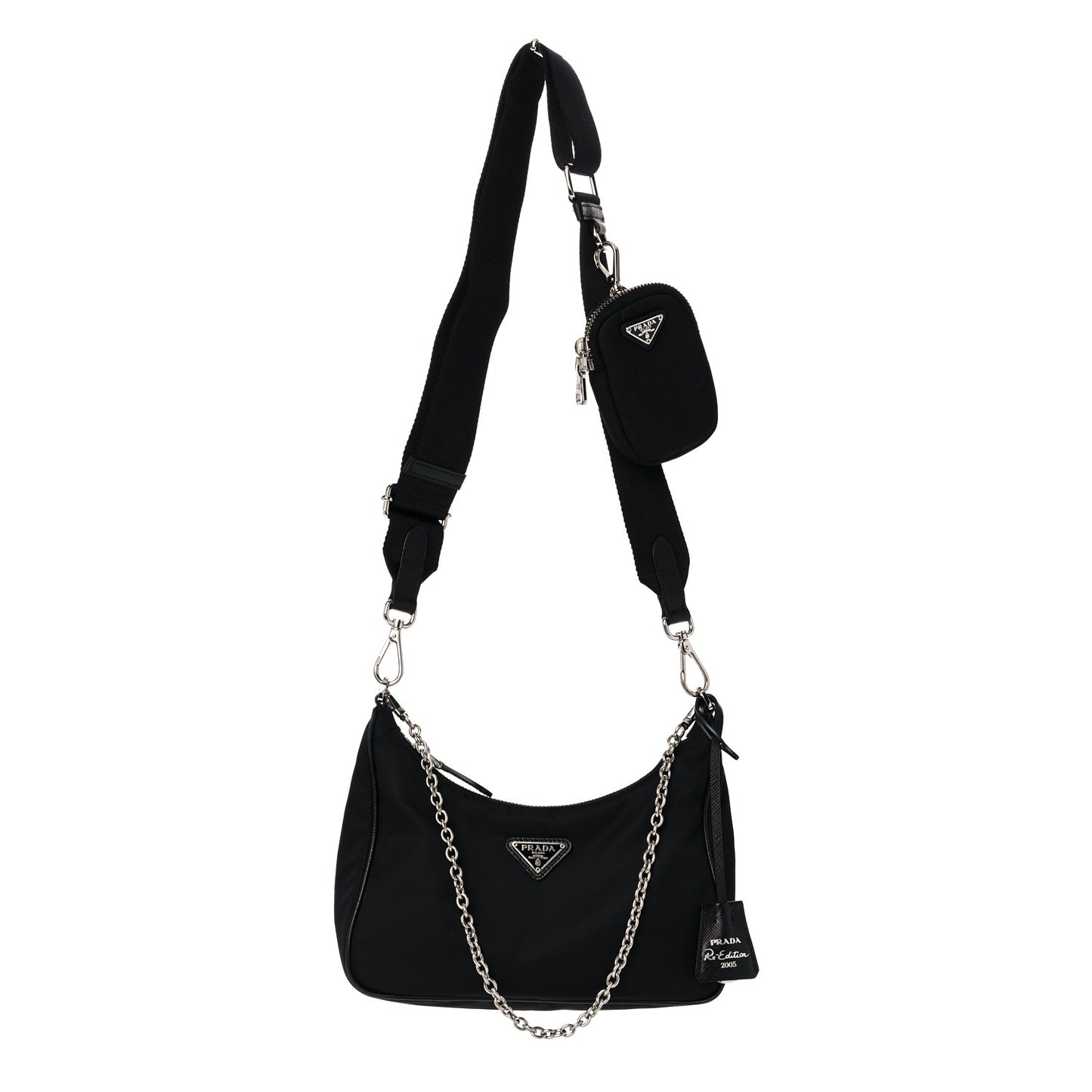 Nylon Re-Edition 2005 Shoulder Bag Black