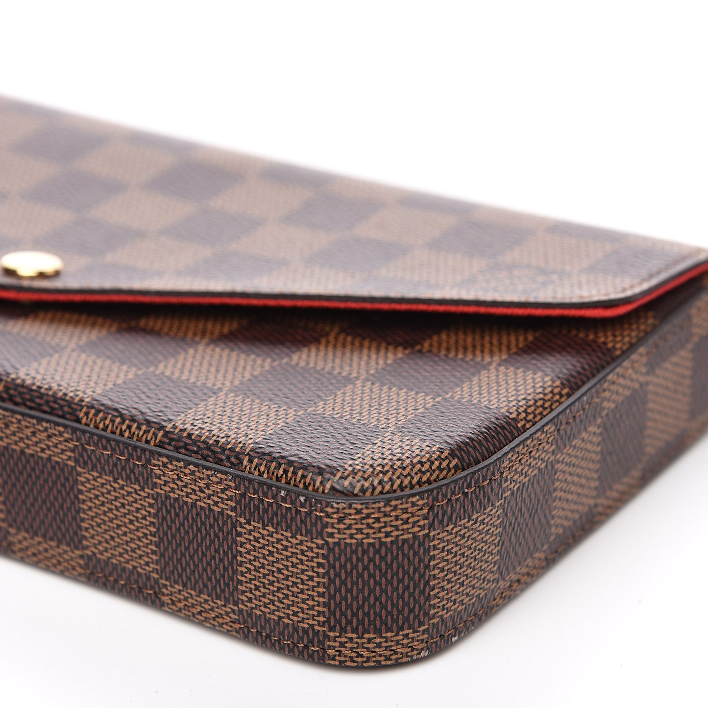 Damier Ebene Pochette Felicie Chain Wallet