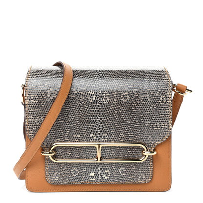 Hermes Evercolor Lizard Mini Sac Roulis Caramel Ombre 1 of 9