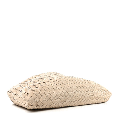 Bottega Veneta Suede Intrecciato Large Hop Ecru 4 of 11