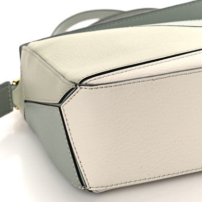 Loewe Calfskin Mini Puzzle Bag Ash Grey Marble Green 6 of 7