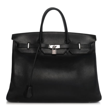 Hermes Evergrain Birkin 40 Black 2 of 23