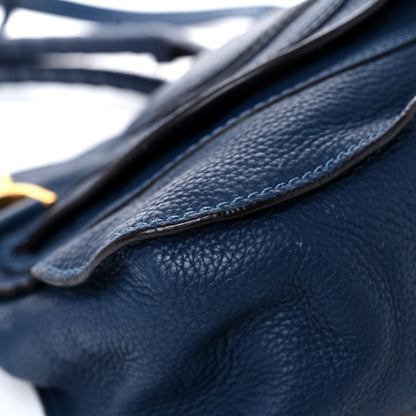 Chloe Calfskin Medium Marcie Satchel Navy 10 of 23