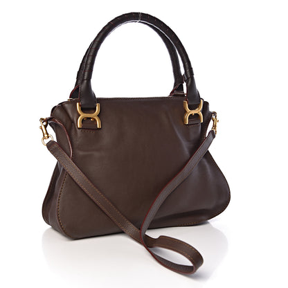 Chloe Calfskin Medium Marcie Satchel Truffle 4 of 11