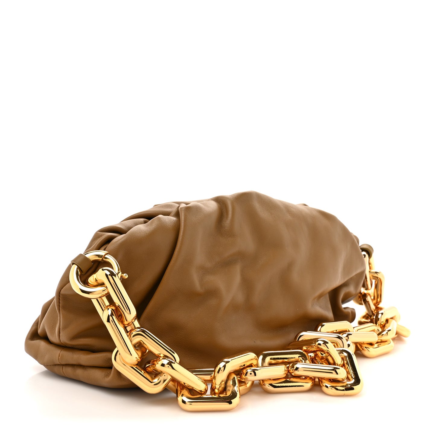 Calfskin The Pouch Chain Cammello
