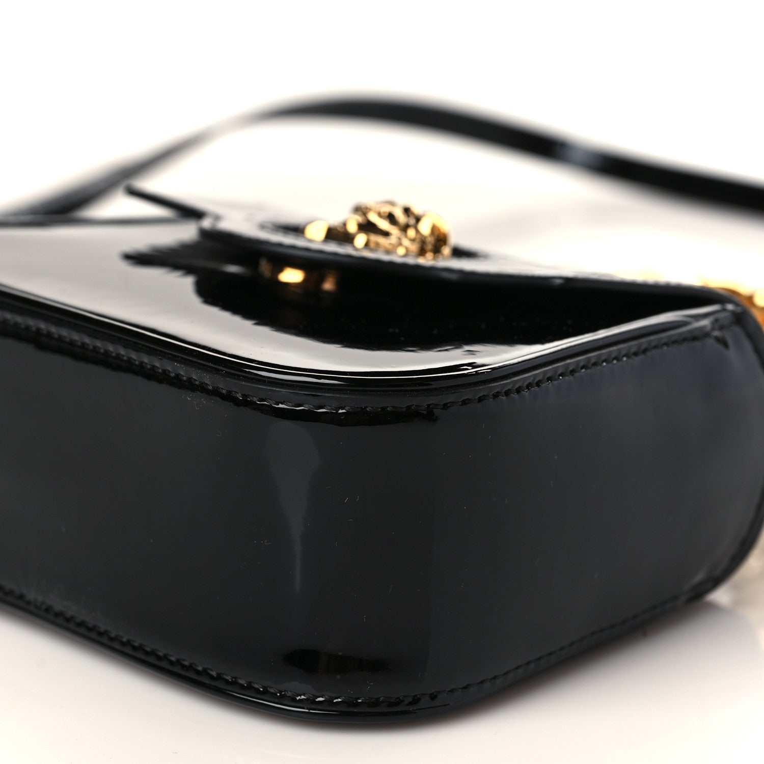 Versace Patent Mini La Medusa Bag Black 7 of 7