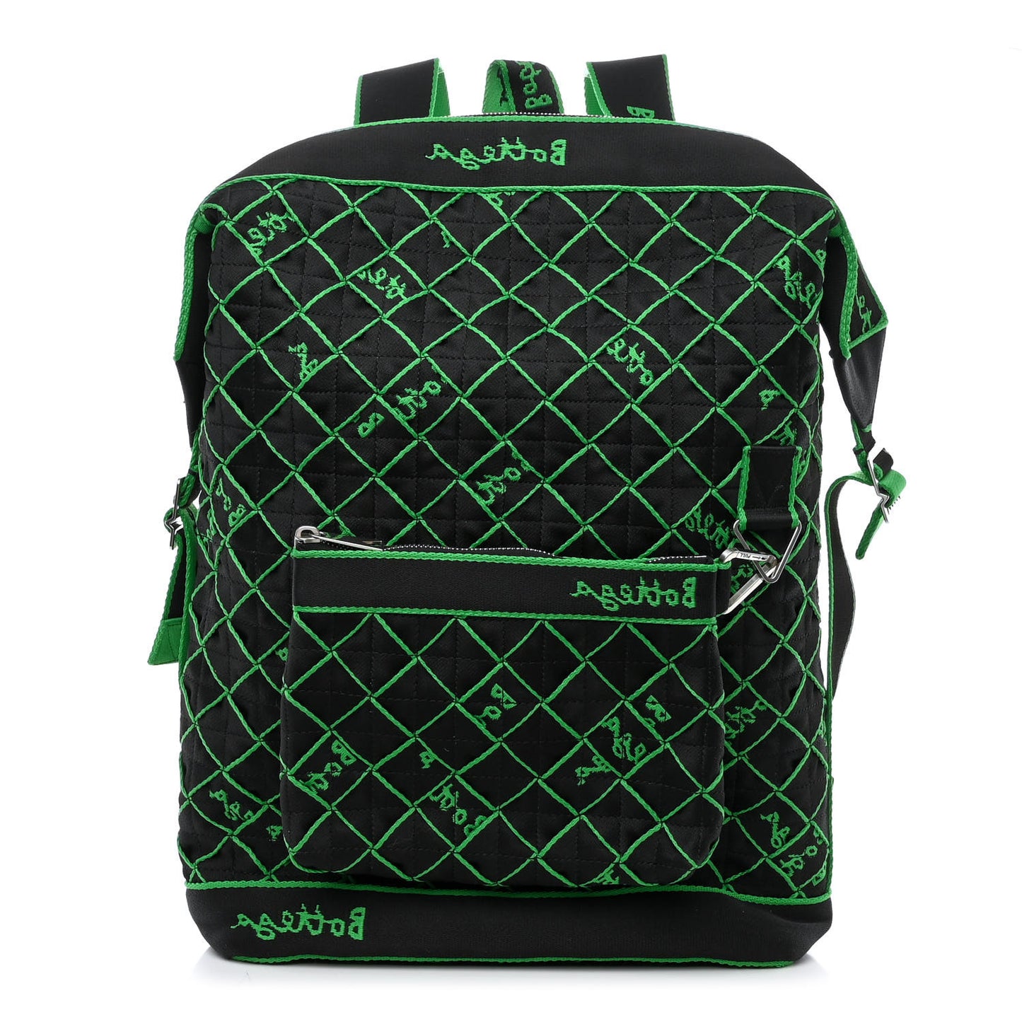Webbing Backpack Black Parakeet
