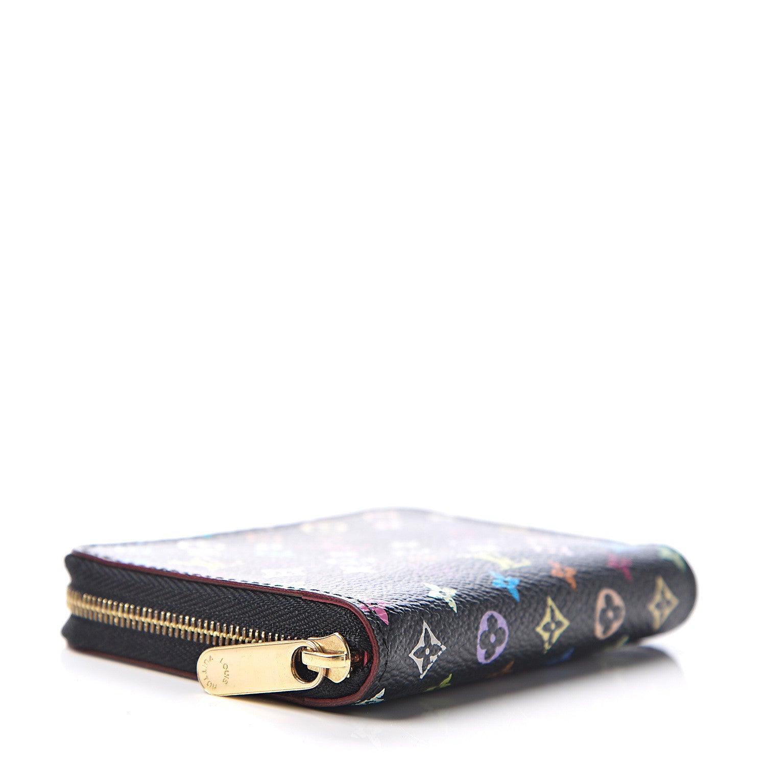 Louis Vuitton Monogram Multicolor Zippy Coin Purse Black Grenade 3 of 5