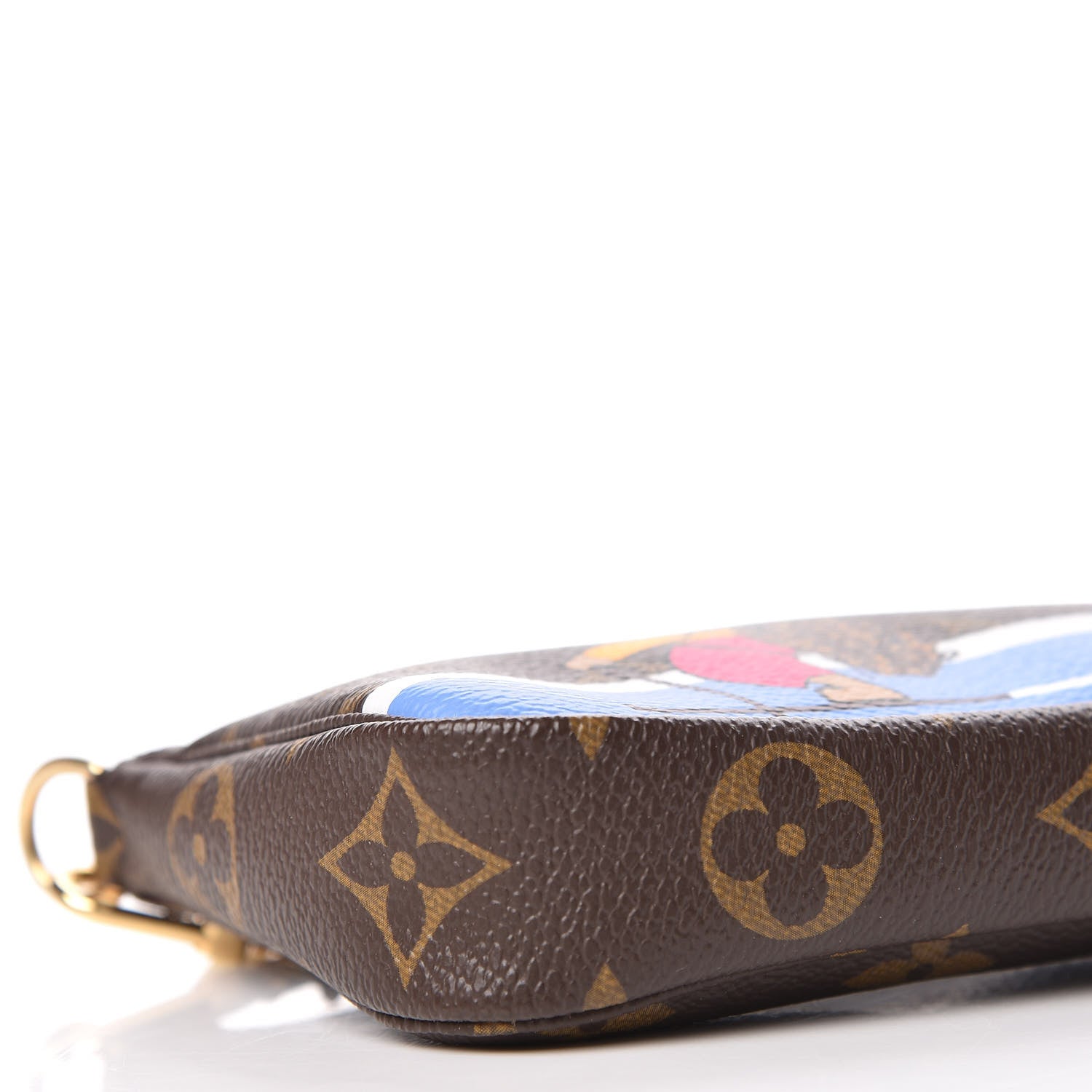 Louis Vuitton Monogram 2018 Christmas Animation Mini Bears Pochette Accessories 5 of 9