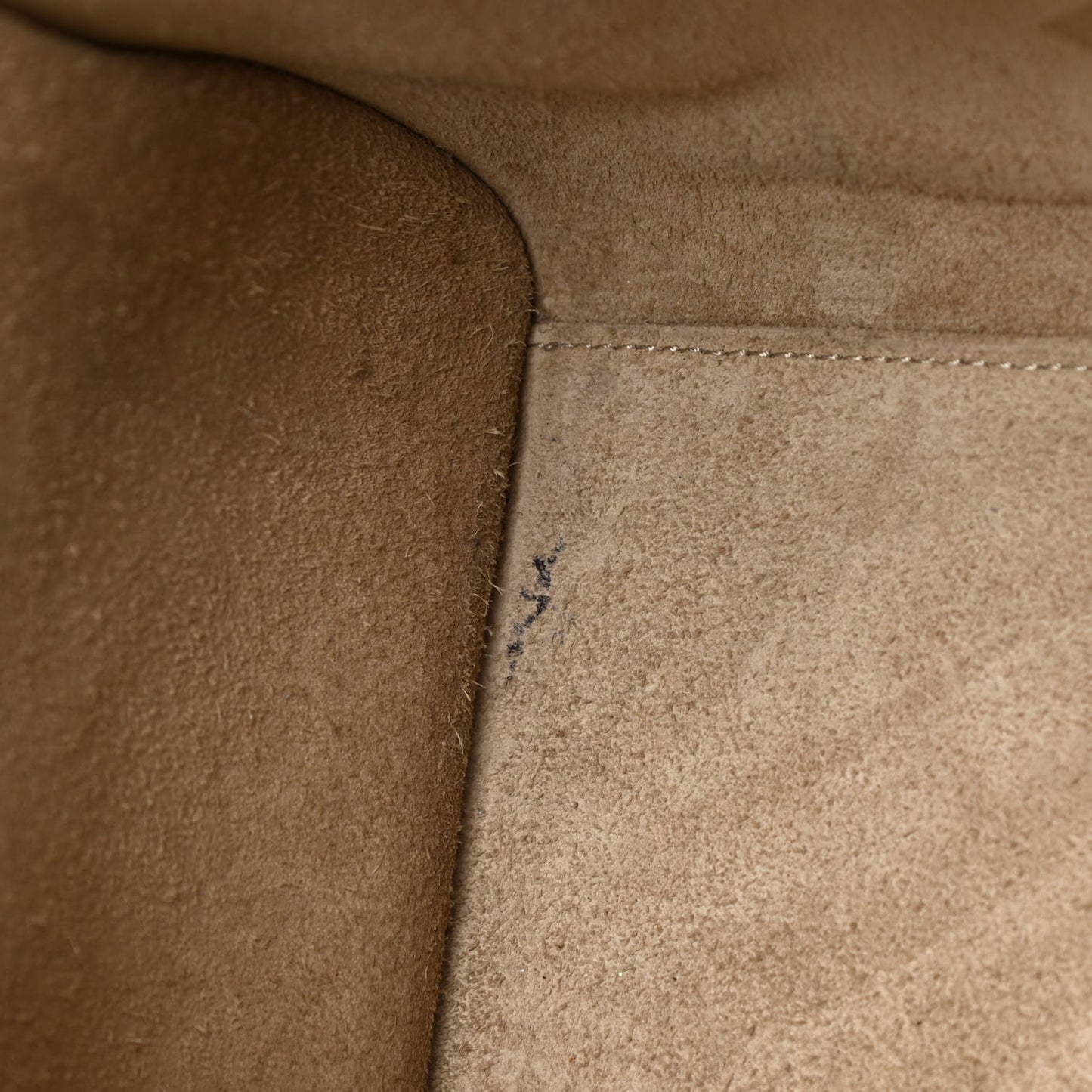 Drummed Calfskin Mini Luggage Dune