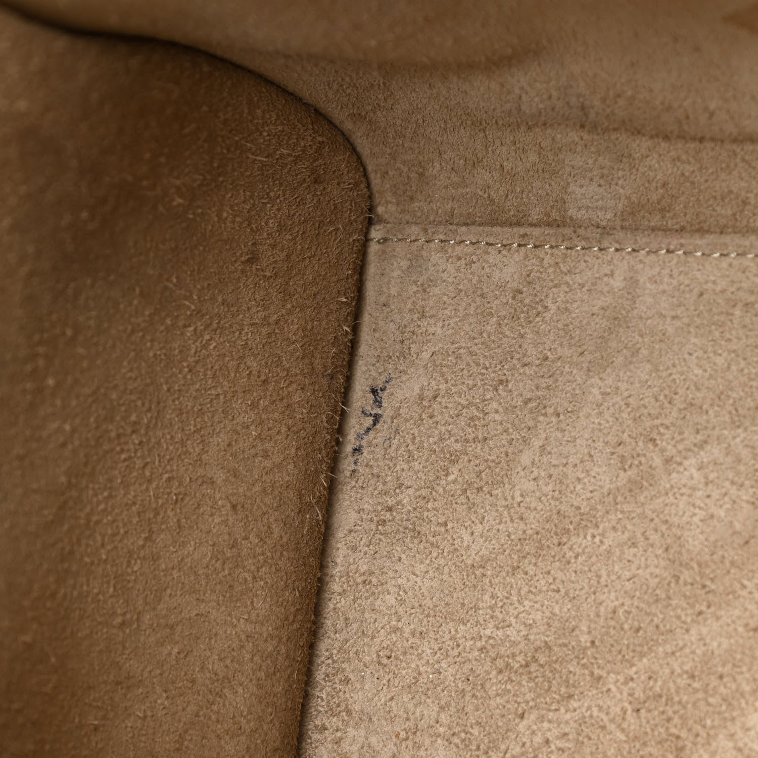 Celine Drummed Calfskin Mini Luggage Dune 12 of 25