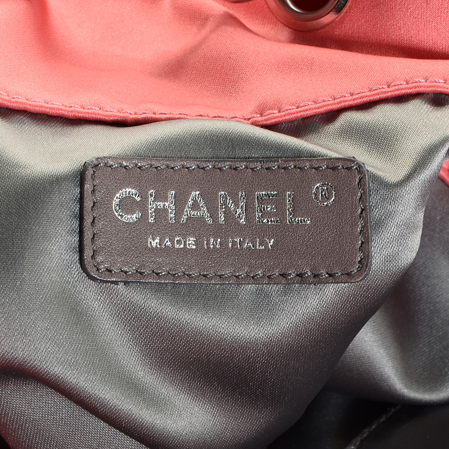 Chanel Satin Melrose Cabas Red 5 of 7