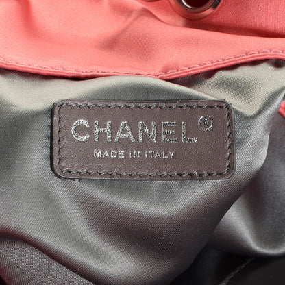 Chanel Satin Melrose Cabas Red 5 of 7
