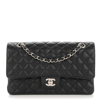 Chanel Caviar Quilted Medium Double Flap Black 1 of 8