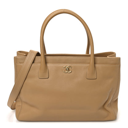 Chanel Calfskin Cerf Executive Shopper Tote Beige 1 of 13