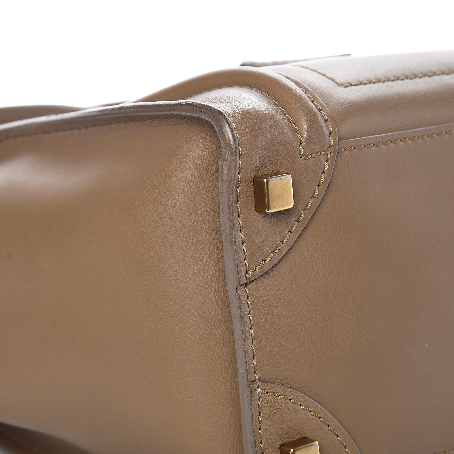 Celine Smooth Calfskin Micro Luggage Camel 11 of 14