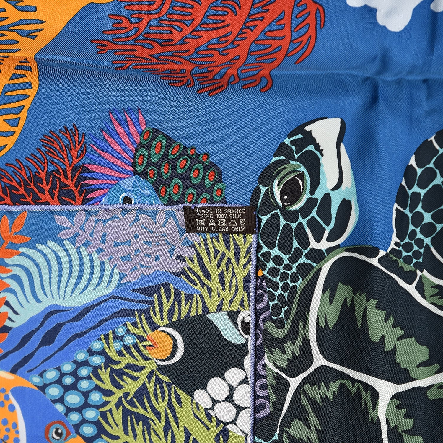 Hermes Silk Under The Waves Scarf 90 6 of 6