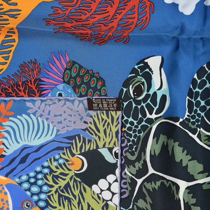 Hermes Silk Under The Waves Scarf 90 6 of 6
