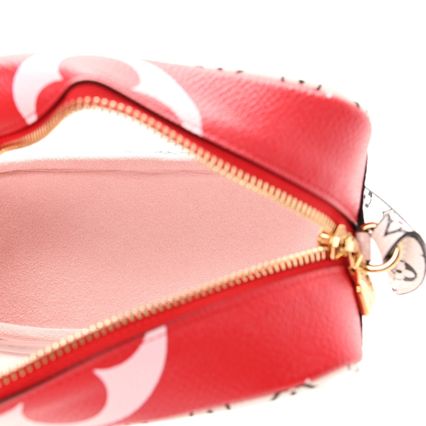 Monogram Giant Beach Pouch Rouge