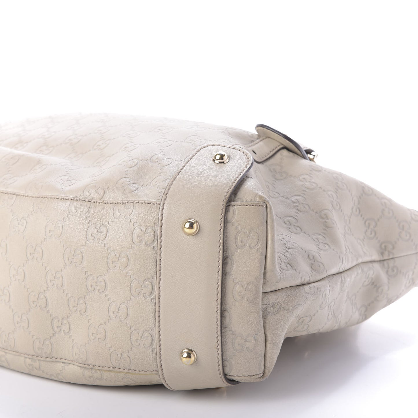 Guccissima Medium Pelham Shoulder Bag Off White
