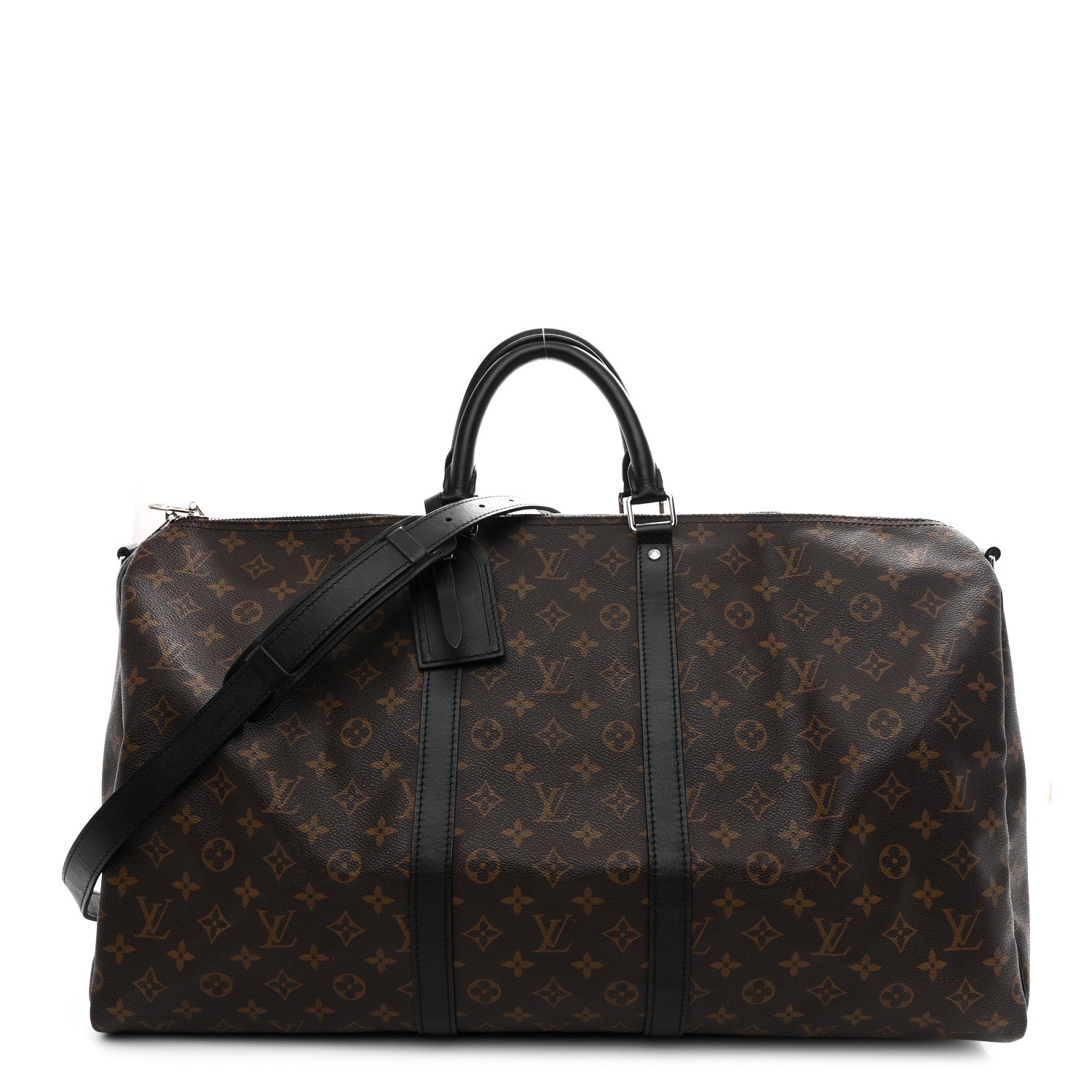 Louis Vuitton Monogram Macassar Keepall Bandouliere 55 1 of 9