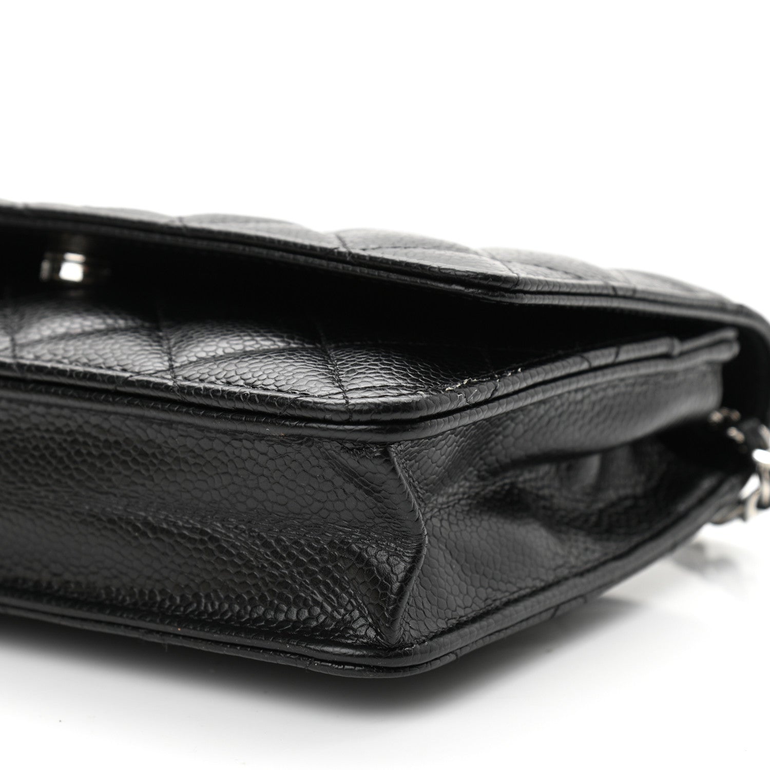 Chanel Caviar Quilted Wallet On Chain WOC Black 11 of 12