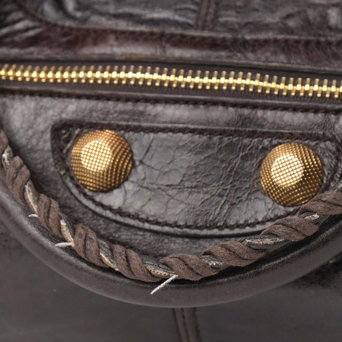 Chevre Giant 21 Gold Hardware Part Time Dark Brown