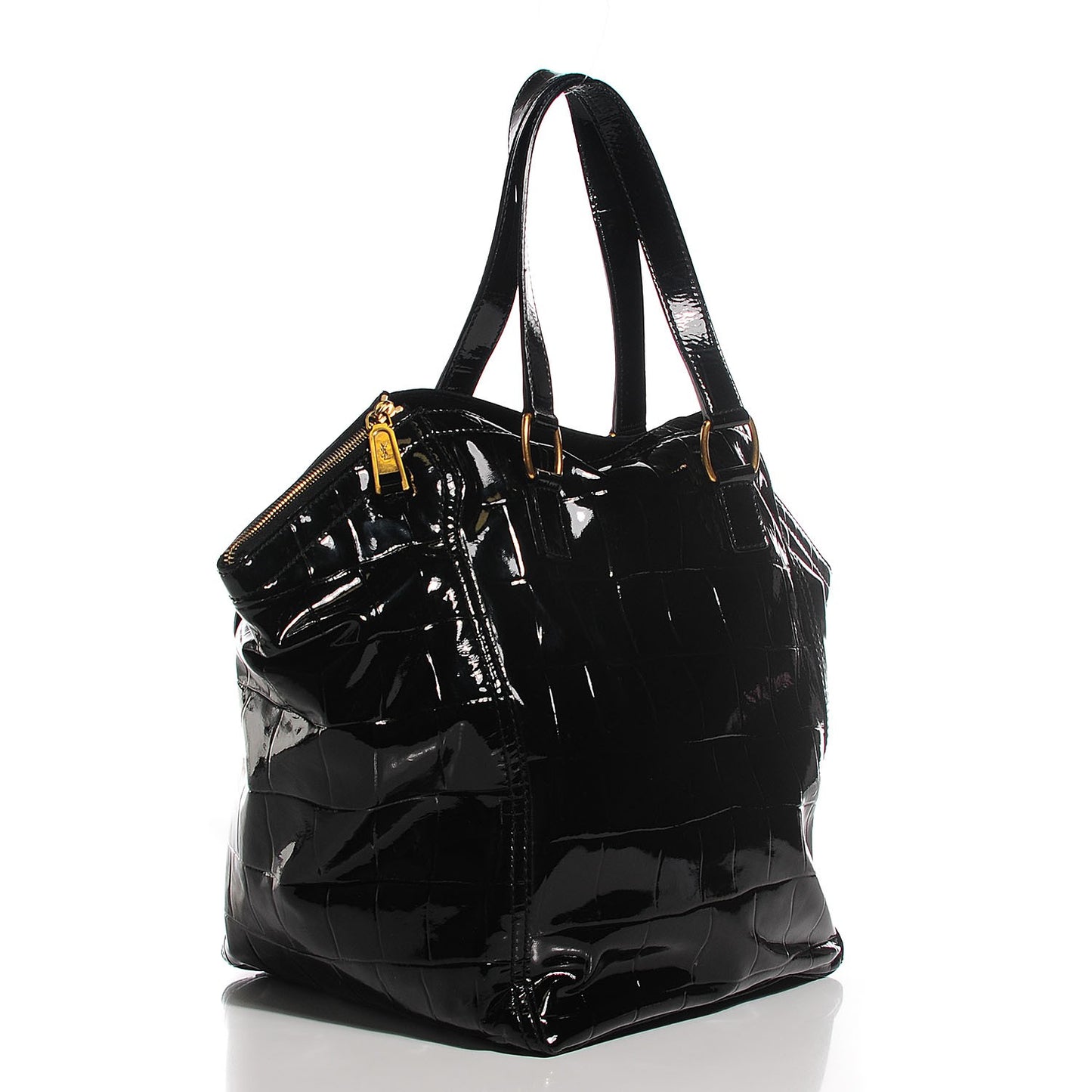 Patent Large Downtown Tote Black