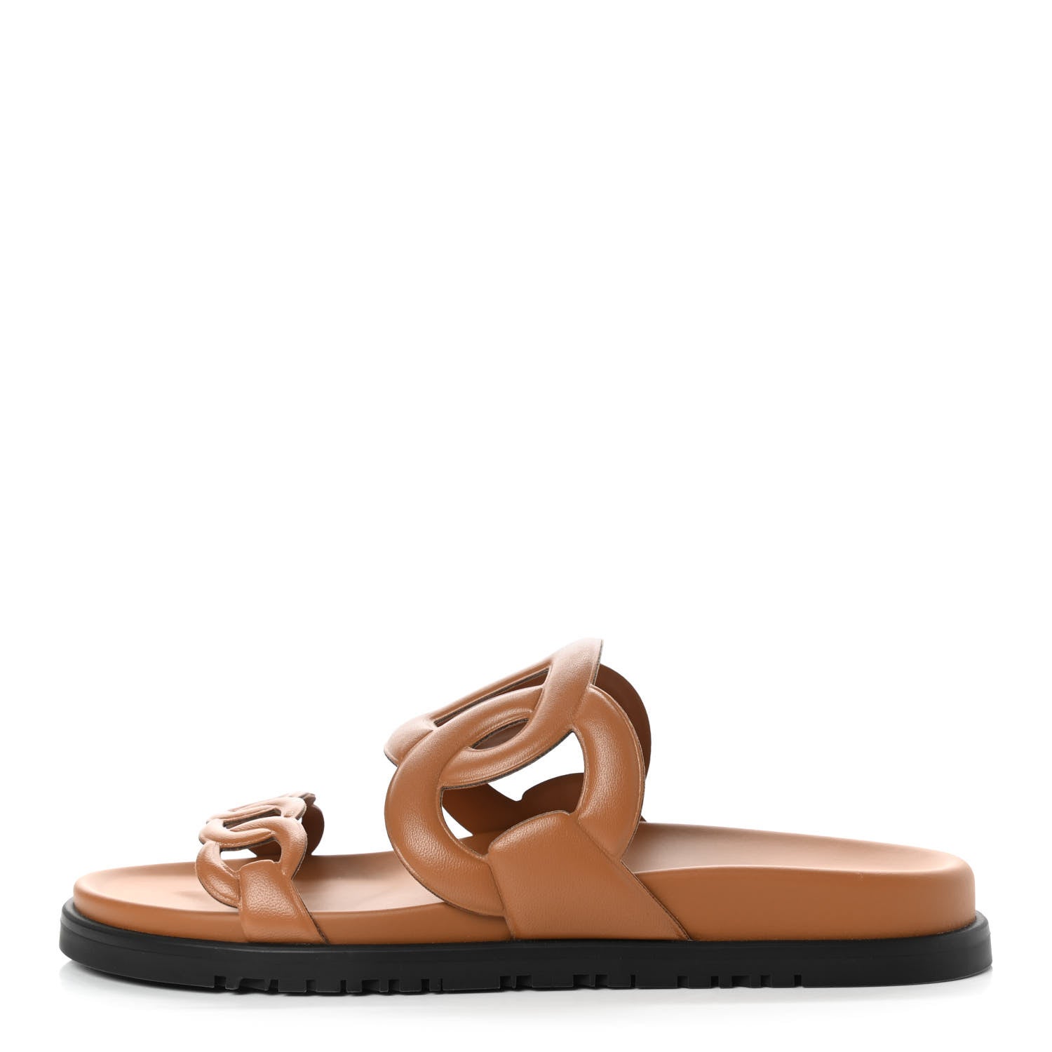 Hermes Nappa Extra Sandals 39 Gold 1 of 8