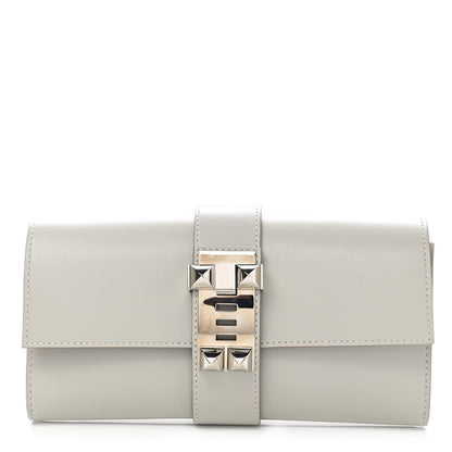 Hermes Tadelakt Medor Clutch 23 Gris Perle 1 of 7