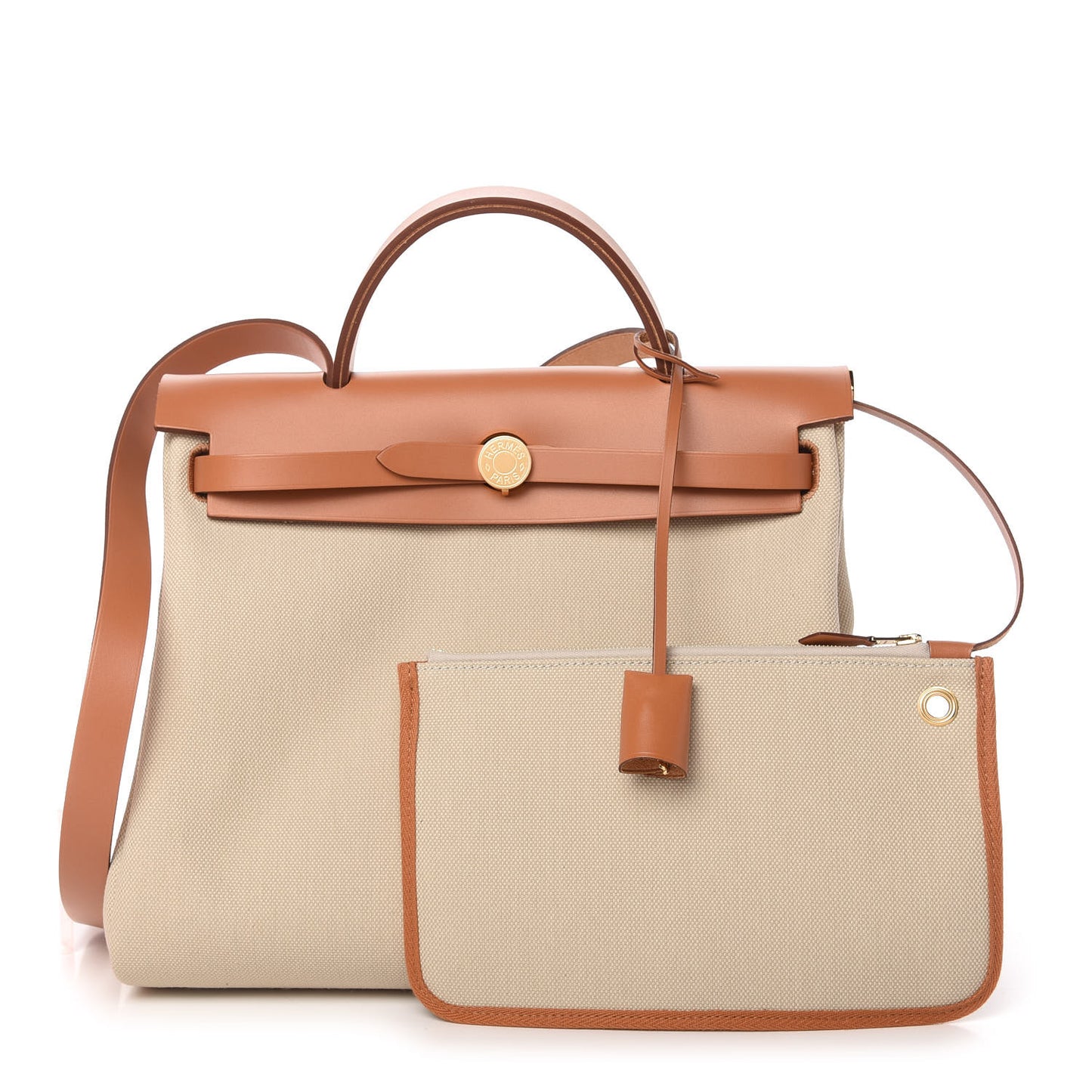 Vache Hunter Toile Herbag Zip 31 PM Trench Gold