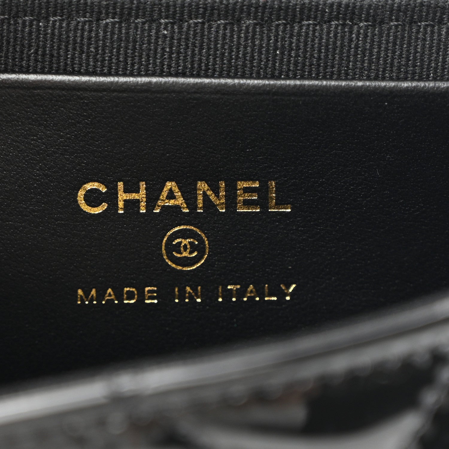 Chanel Patent Calfskin Quilted Mini Clutch Black 6 of 10