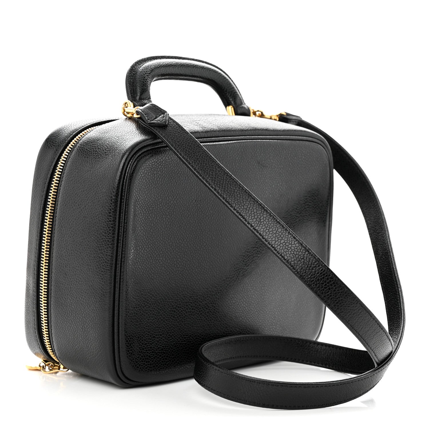 Chanel Caviar Timeless CC Vanity Case Black 3 of 13