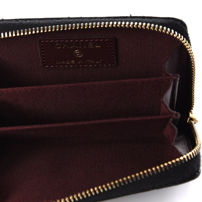Chanel Caviar Quilted Zip Coin Purse Black 4 of 11