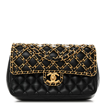 Chanel Lambskin Timeless Classic Chained Double Flap Black 1 of 10