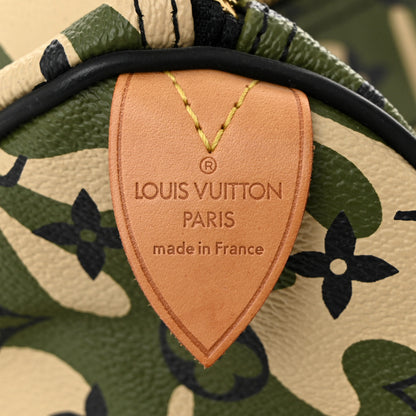 Louis Vuitton Monogram Camouflage Speedy 35 6 of 10