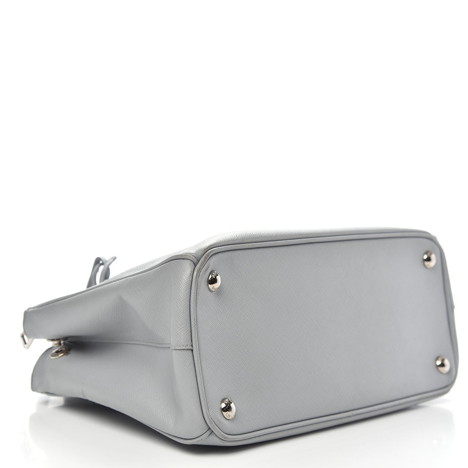 Prada Saffiano Small Galleria Double Zip Tote Nube 5 of 16