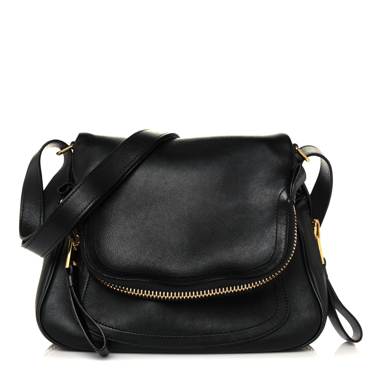 Tom Ford Calfskin Medium Jennifer Crossbody Bag Black 1 of 4