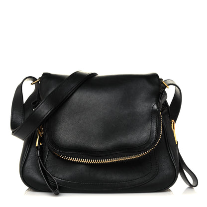 Tom Ford Calfskin Medium Jennifer Crossbody Bag Black 1 of 4