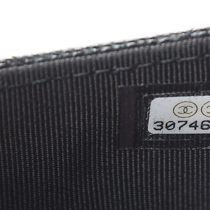Chanel Caviar Quilted CC Zip Card Holder Black 7 of 8
